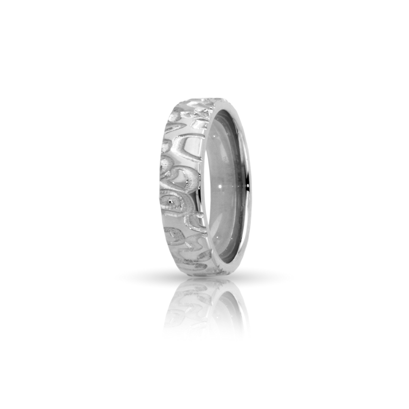White Gold Engagement Ring mod. Nairobi mm. 5