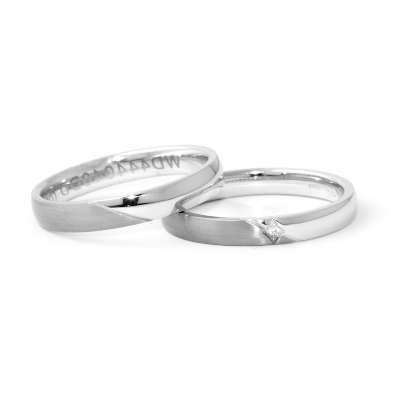 White Gold Engagement Ring mod. Michelle mm. 3,5