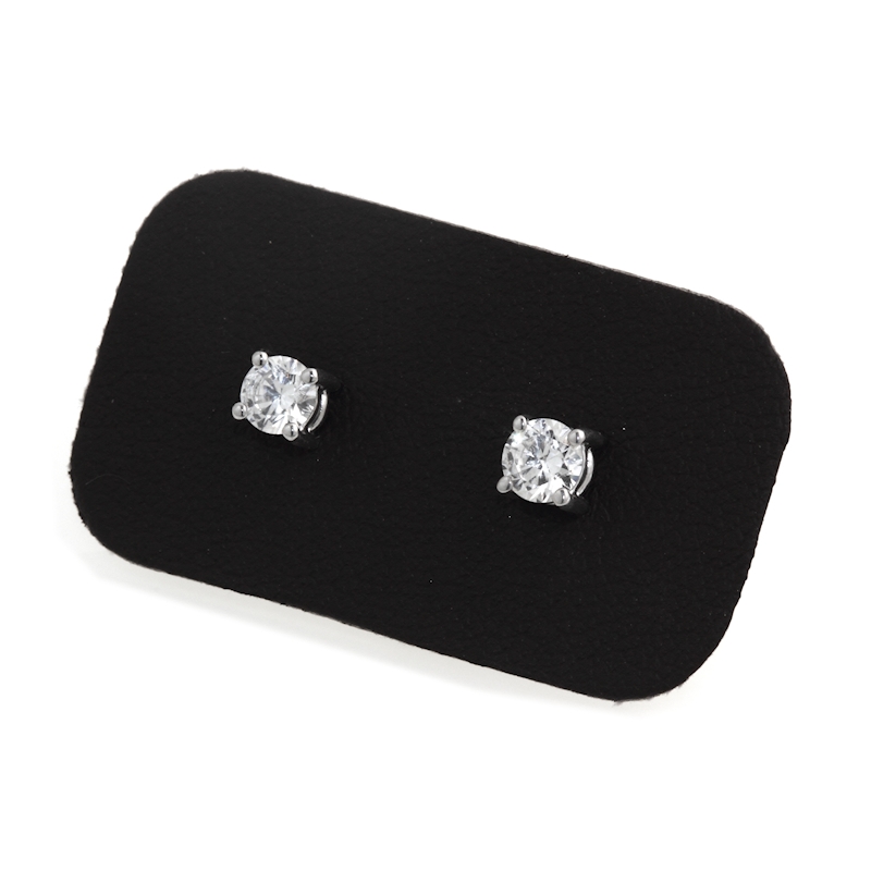 0,40 Ct Natural Diamonds Stud Earrings 18Kt. Gold