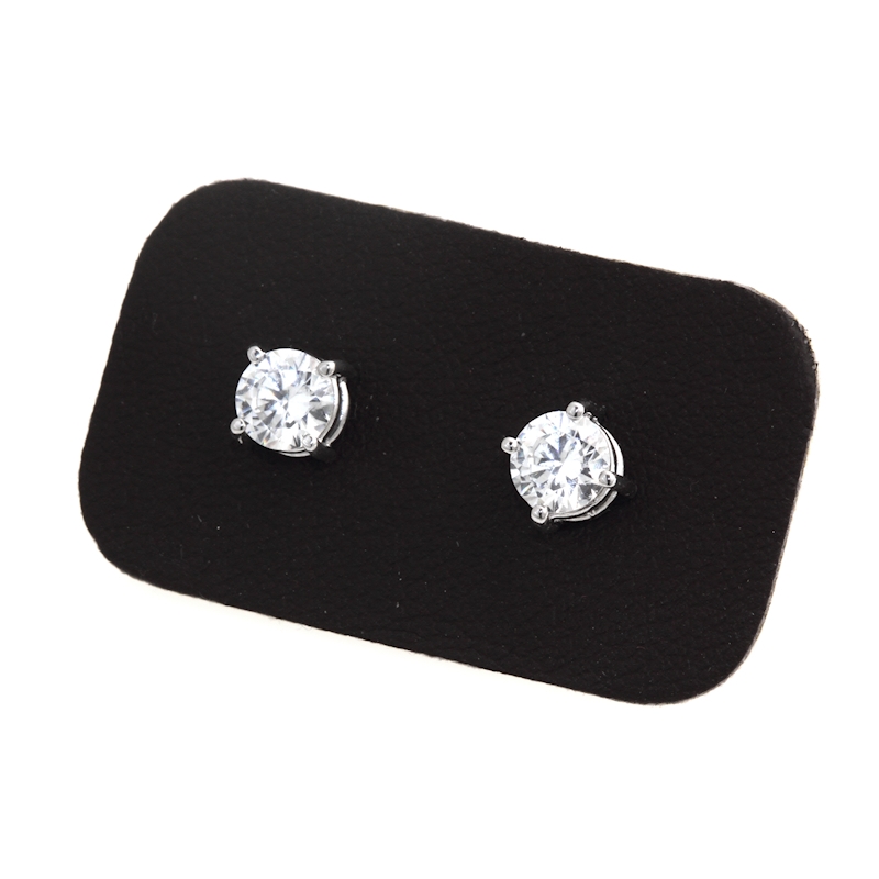 1,00 Ct Natural Diamonds Stud Earrings 18Kt. Gold
