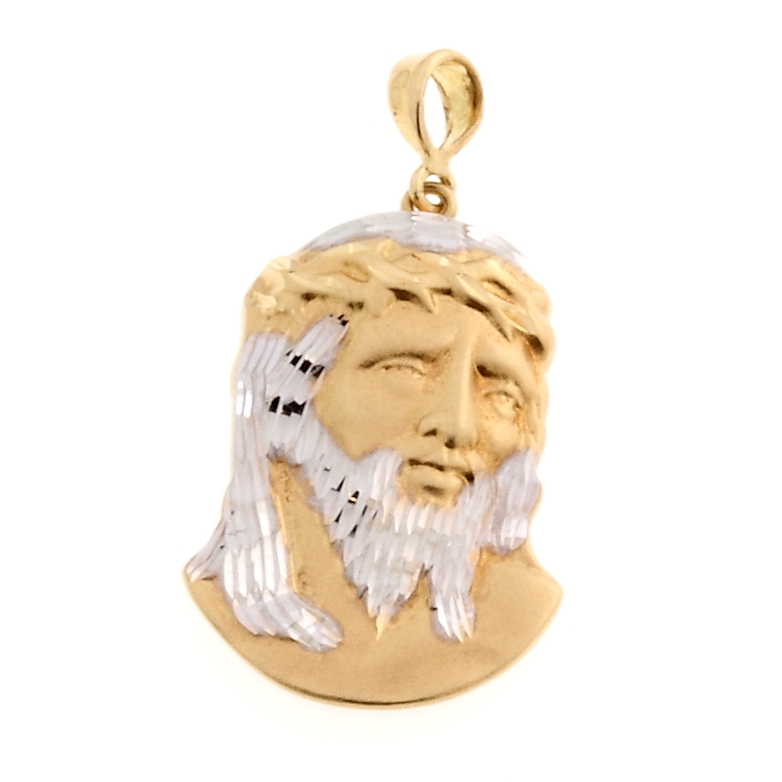 18 Kt White and Yellow Gold Medal