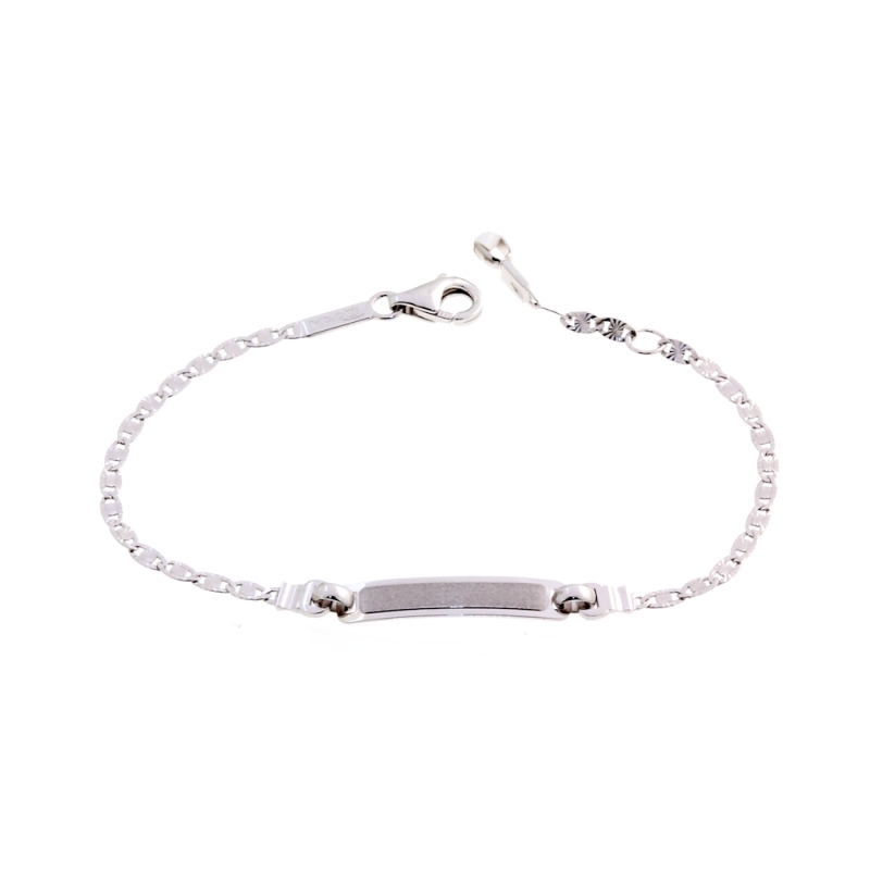 18 Kt. 750 mill. White Gold Bracelet - 15 Cm.