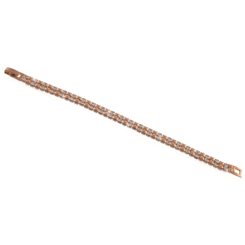UNOAERRE - Rose Brass Bracelet whit Cubic Zirconia