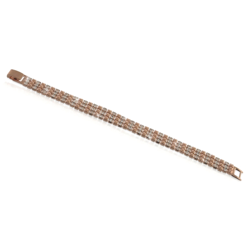 UNOAERRE - Rose Brass Bracelet whit Cubic Zirconia