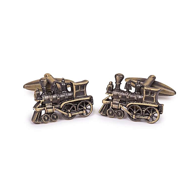 GEMELLI DA POLSO CON FORMA DI LOCOMOTRICE