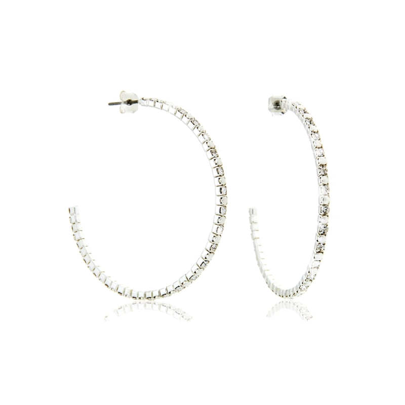 UNOAERRE - White Bronze Earrings 