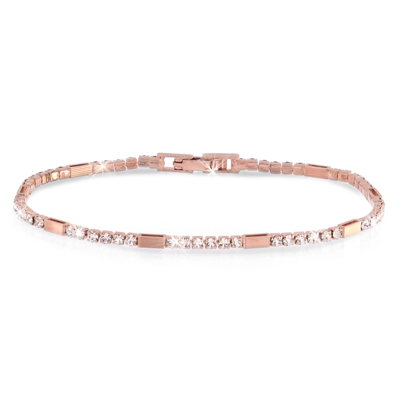UNOAERRE - Rose Brass Bracelet whit Cubic Zirconia