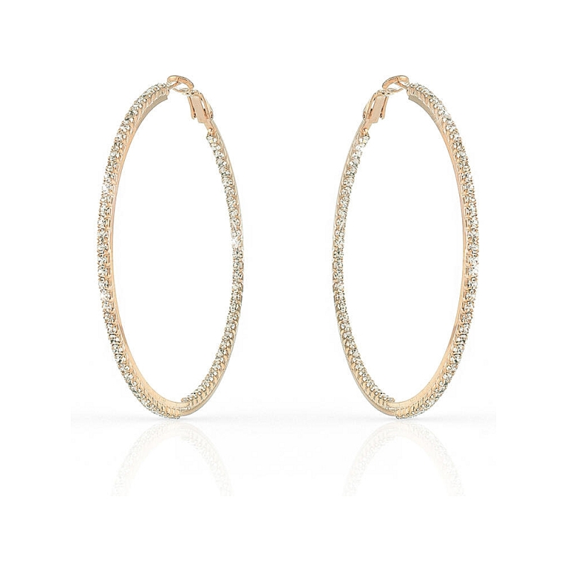 UNOAERRE - Rose Bronze Earrings with cubic zirconia