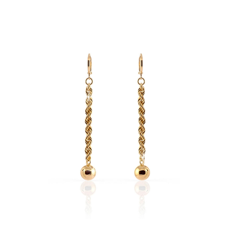 UNOAERRE - Yellow Bronze Earrings 