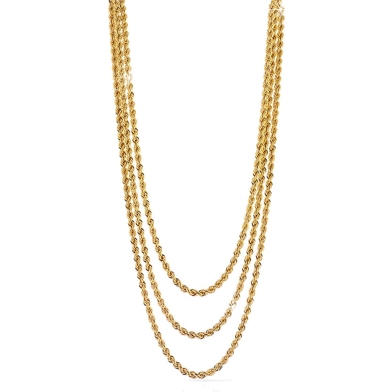 UNOAERRE - Collana in bronzo giallo