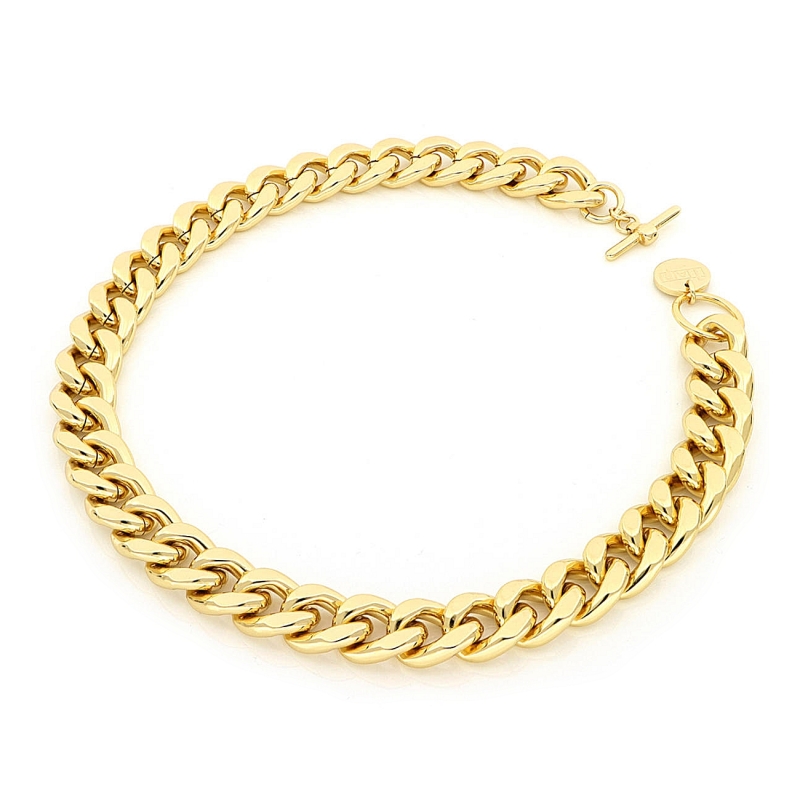 UNOAERRE - COLLANA in Bronzo Gialla Cm. 45