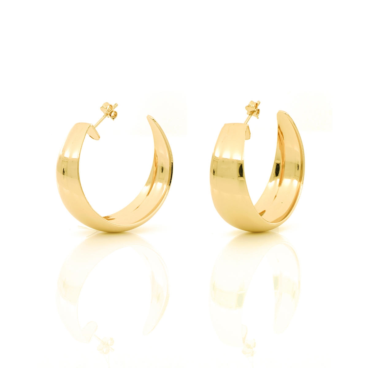 UNOAERRE - Yellow Bronze Earrings