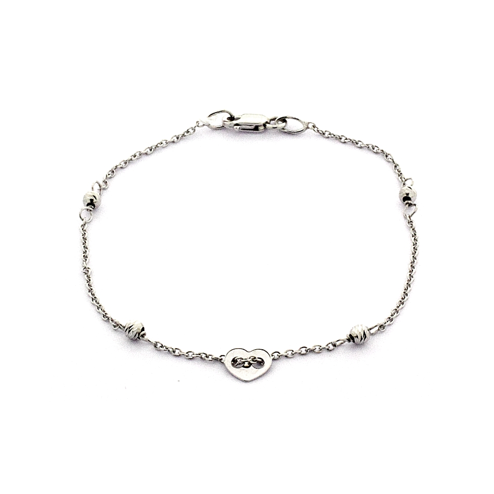 18 Kt. 750 mill. White Gold Bracelet - 18 Cm