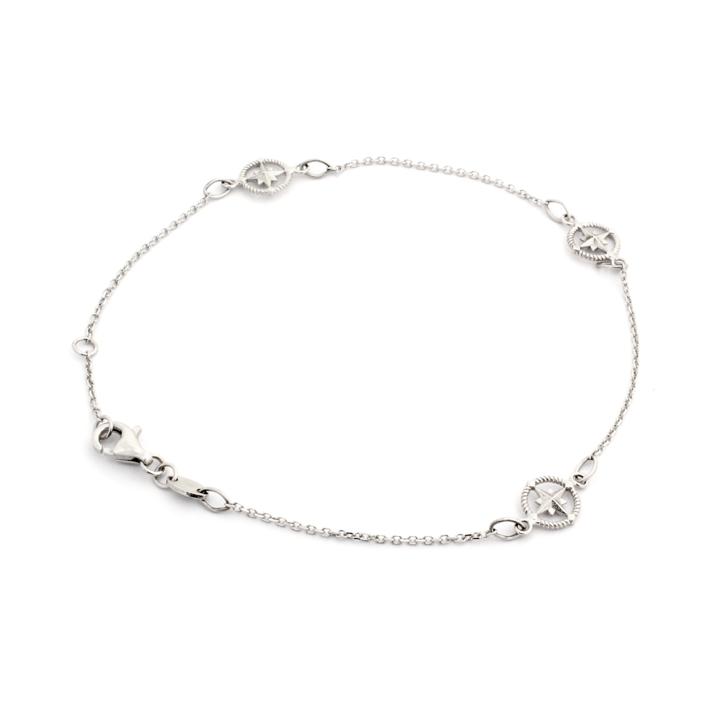 18 Kt. 750 mill. White Gold Bracelet - 21 Cm