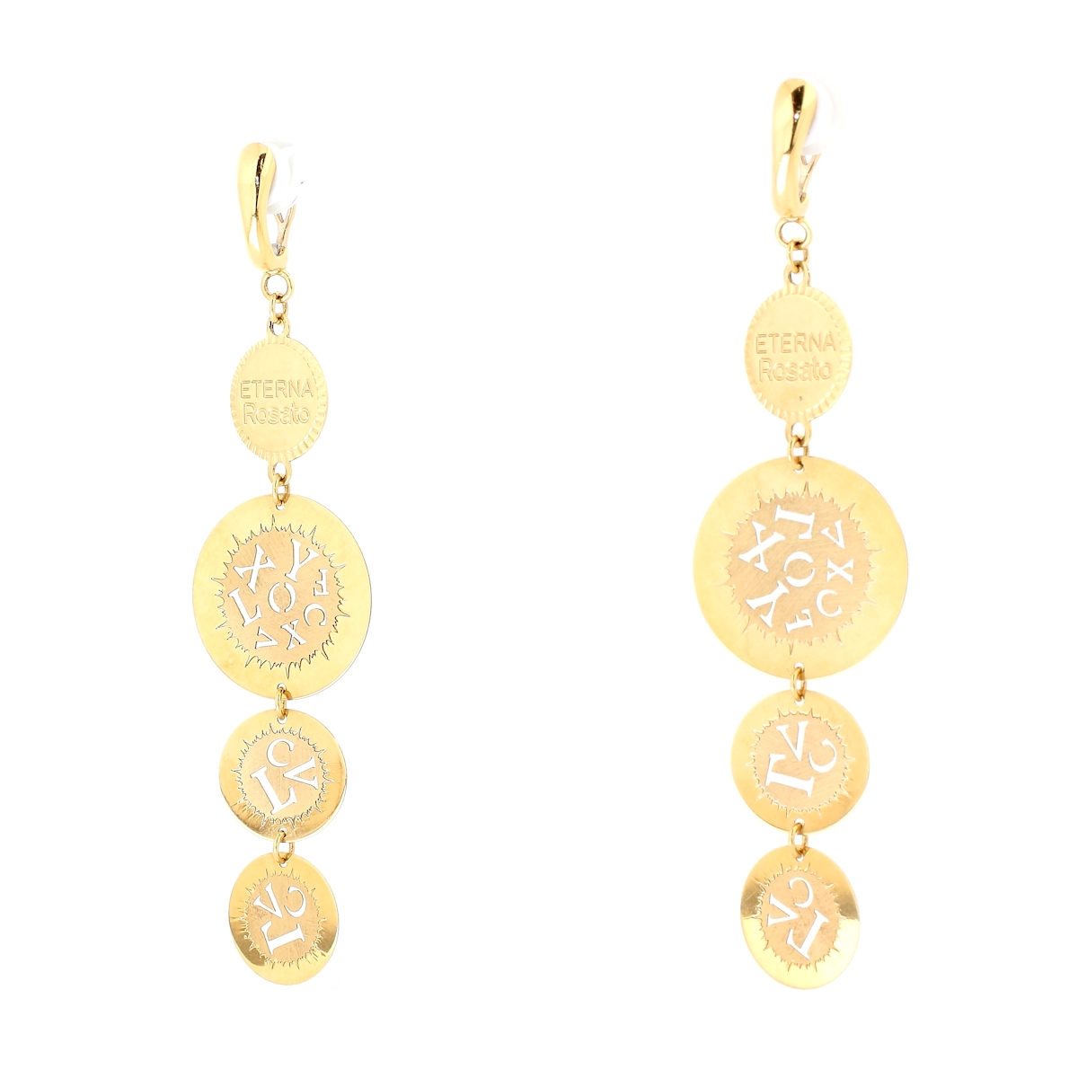 18 Kt Yellow Gold Earrings