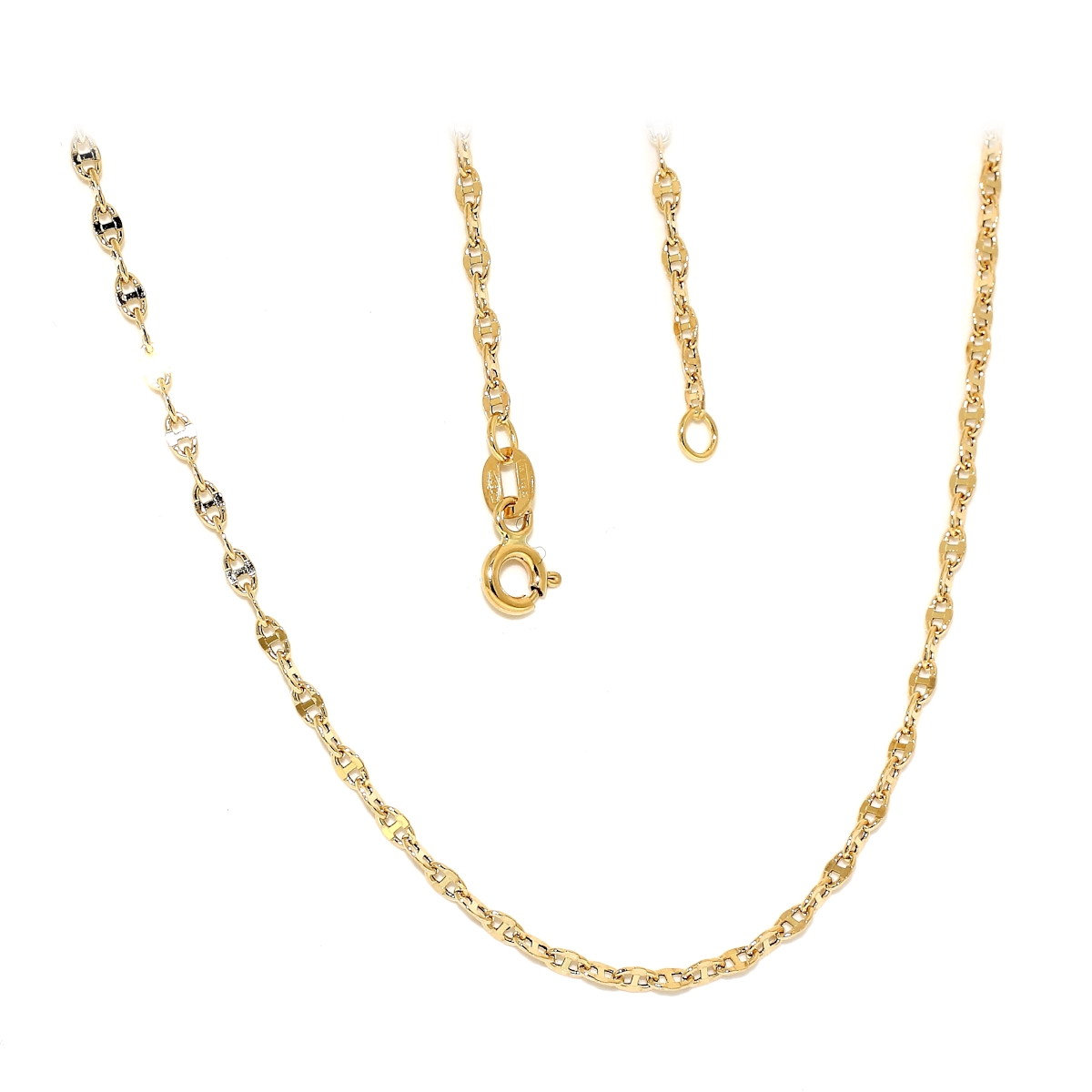 18 Kt Yellow Gold Necklace - 50 Cm