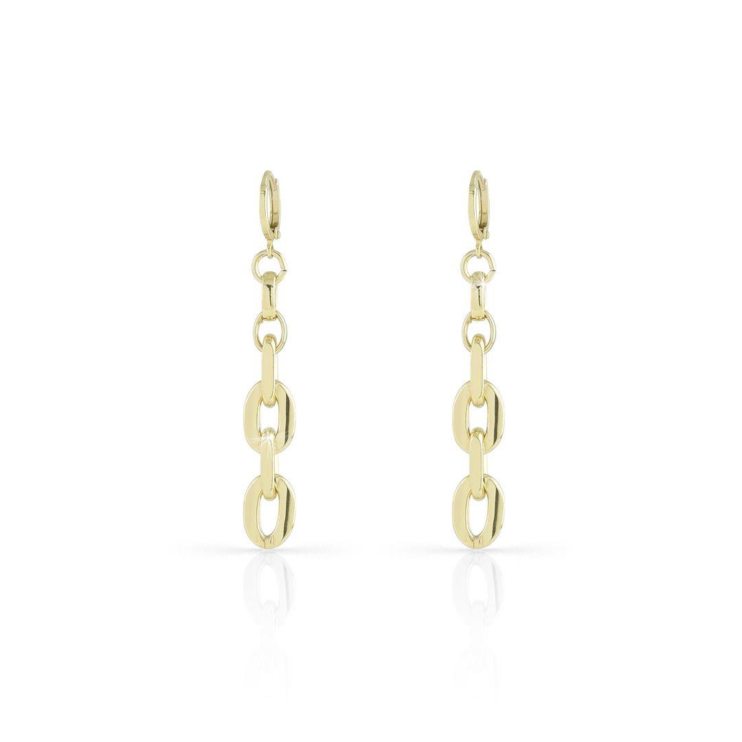 UNOAERRE - Yellow Bronze Earrings