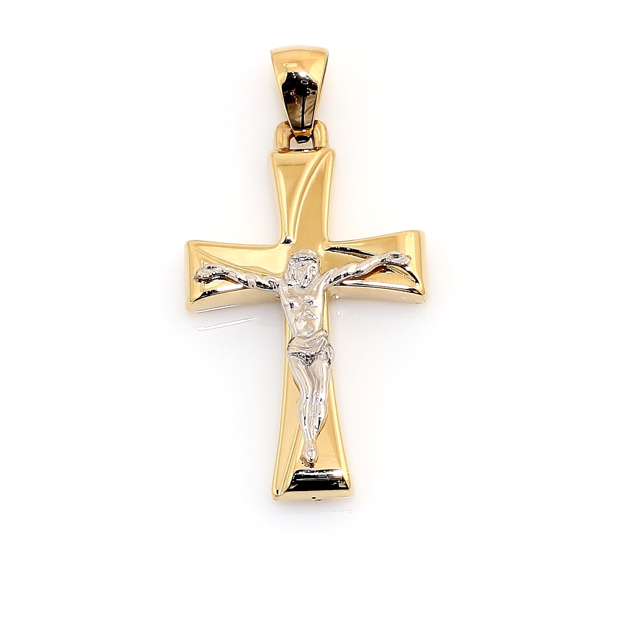 18 Kt 2 Color Gold Pendant