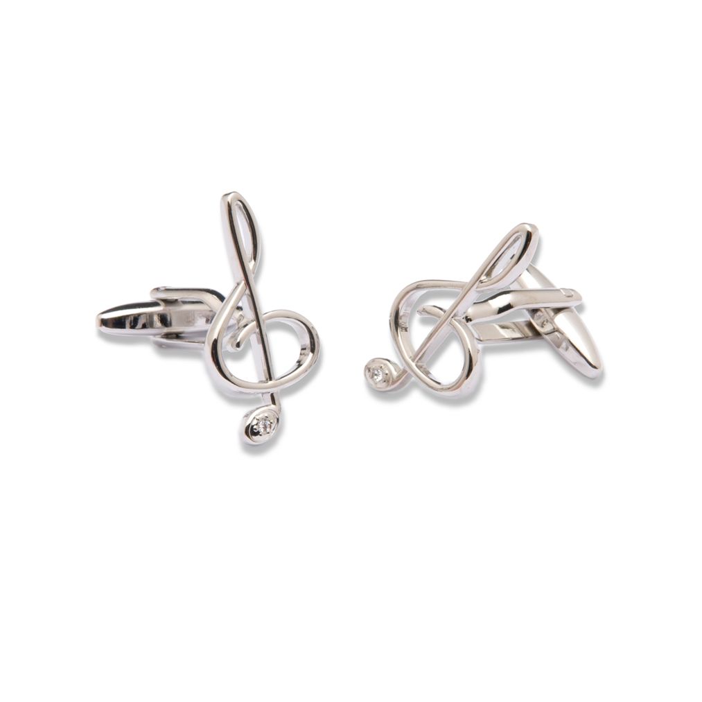 GEMELLI DA POLSO CHIAVE DI VIOLINO PICCOLA