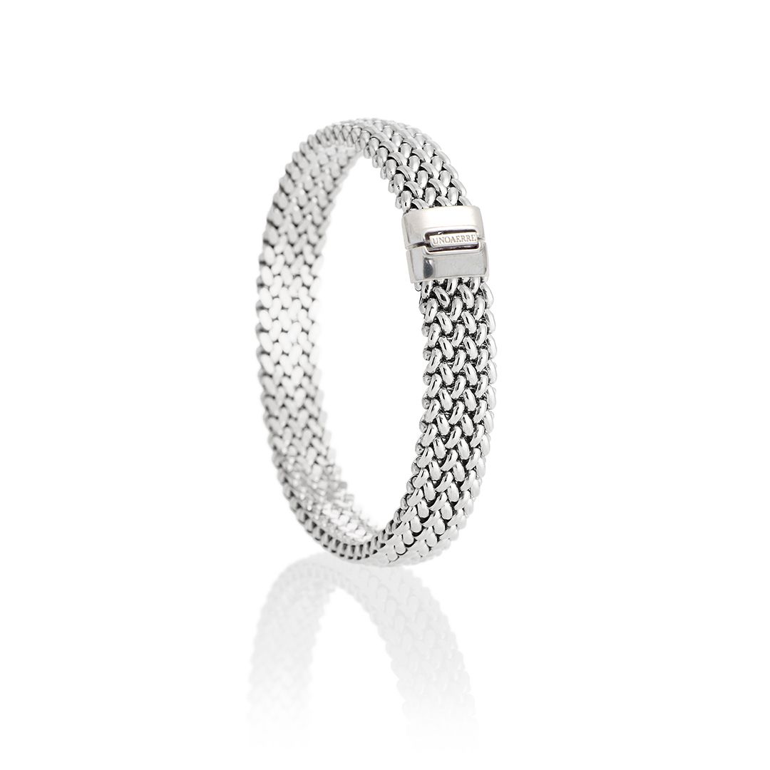 UNOAERRE - White Silver Bracelet