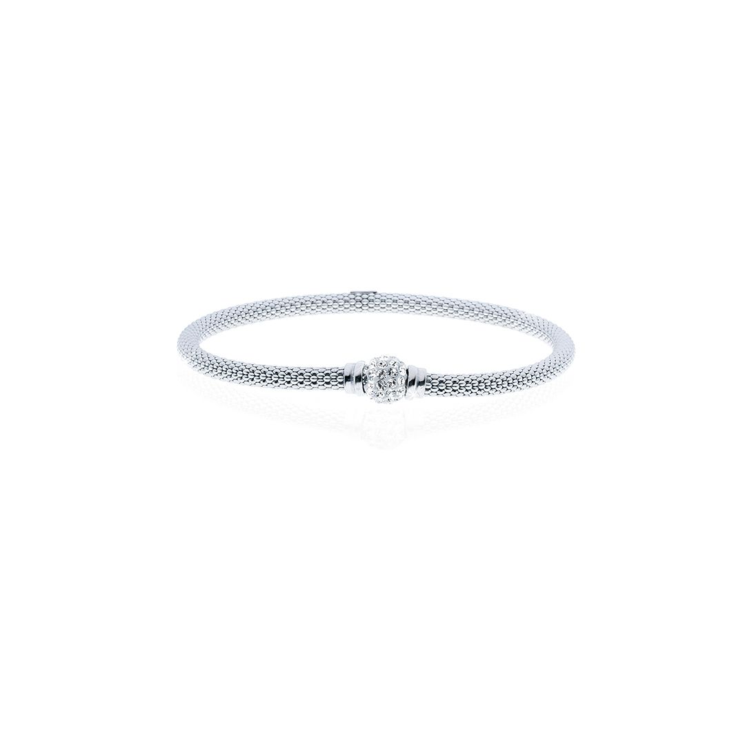 UNOAERRE - White Silver Bracelet with Cubic Zirconia
