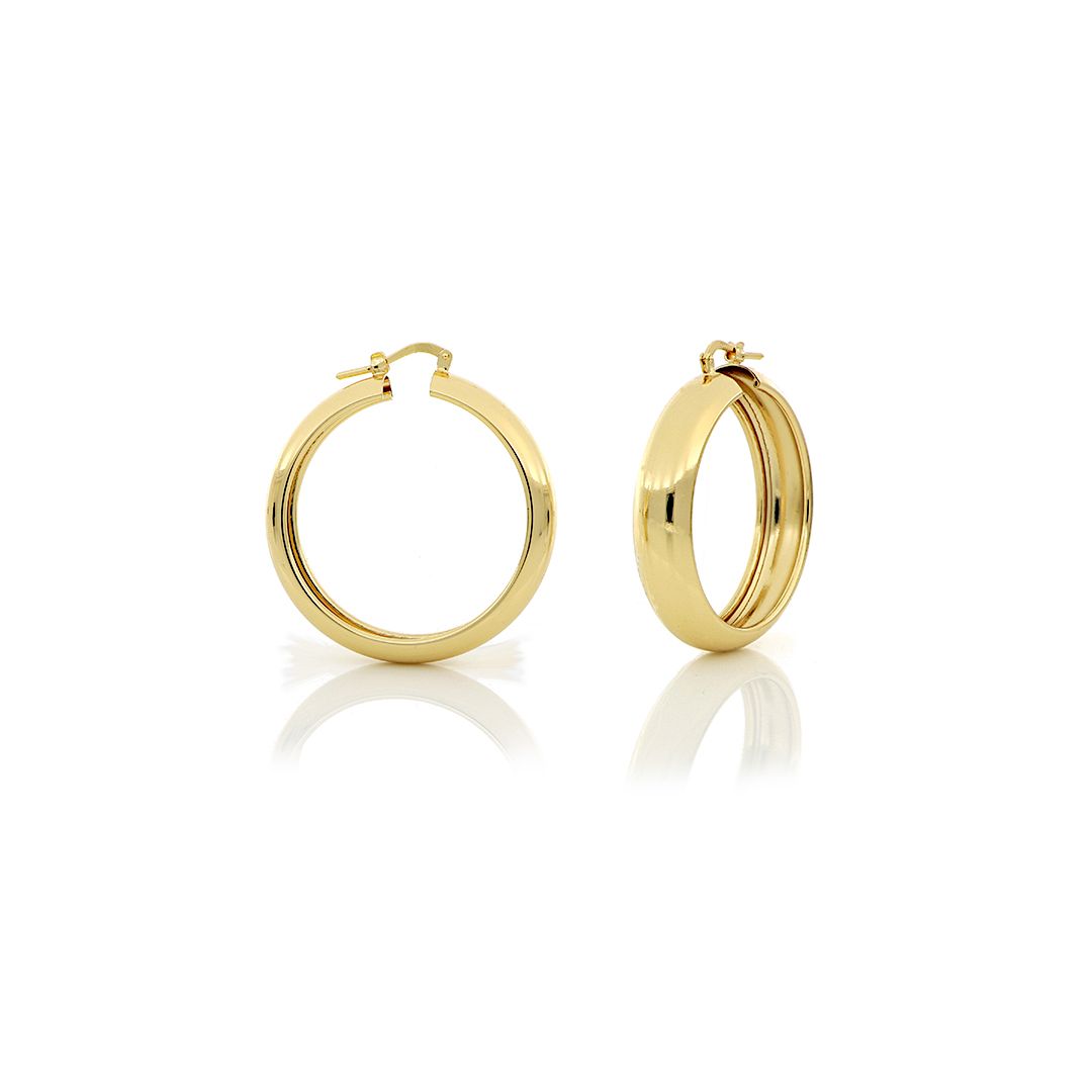 UNOAERRE - Yellow Bronze Earrings
