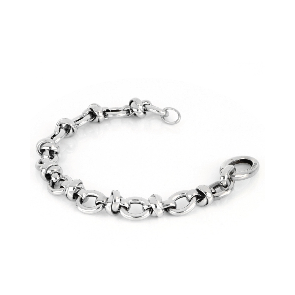 UNOAERRE - White Silver Bracelet