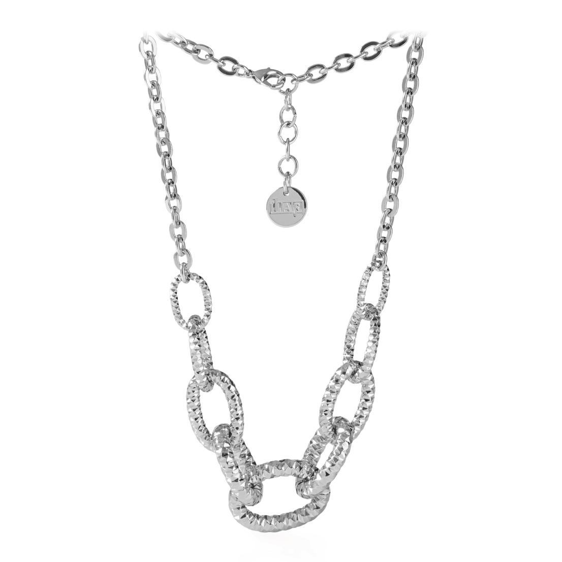 UNOAERRE - Collana in Bronzo Bianco