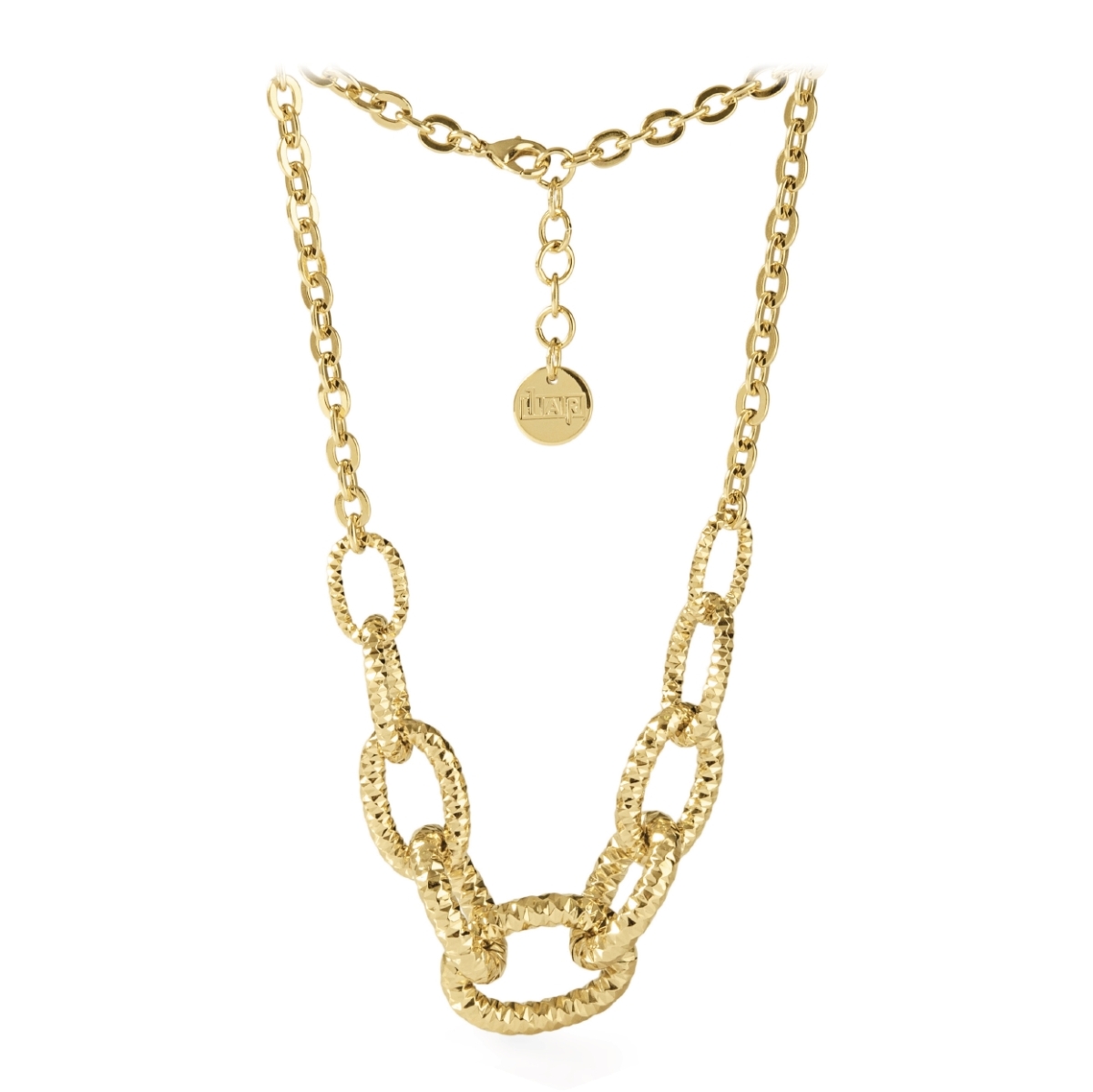 UNOAERRE - Collana in Bronzo Giallo