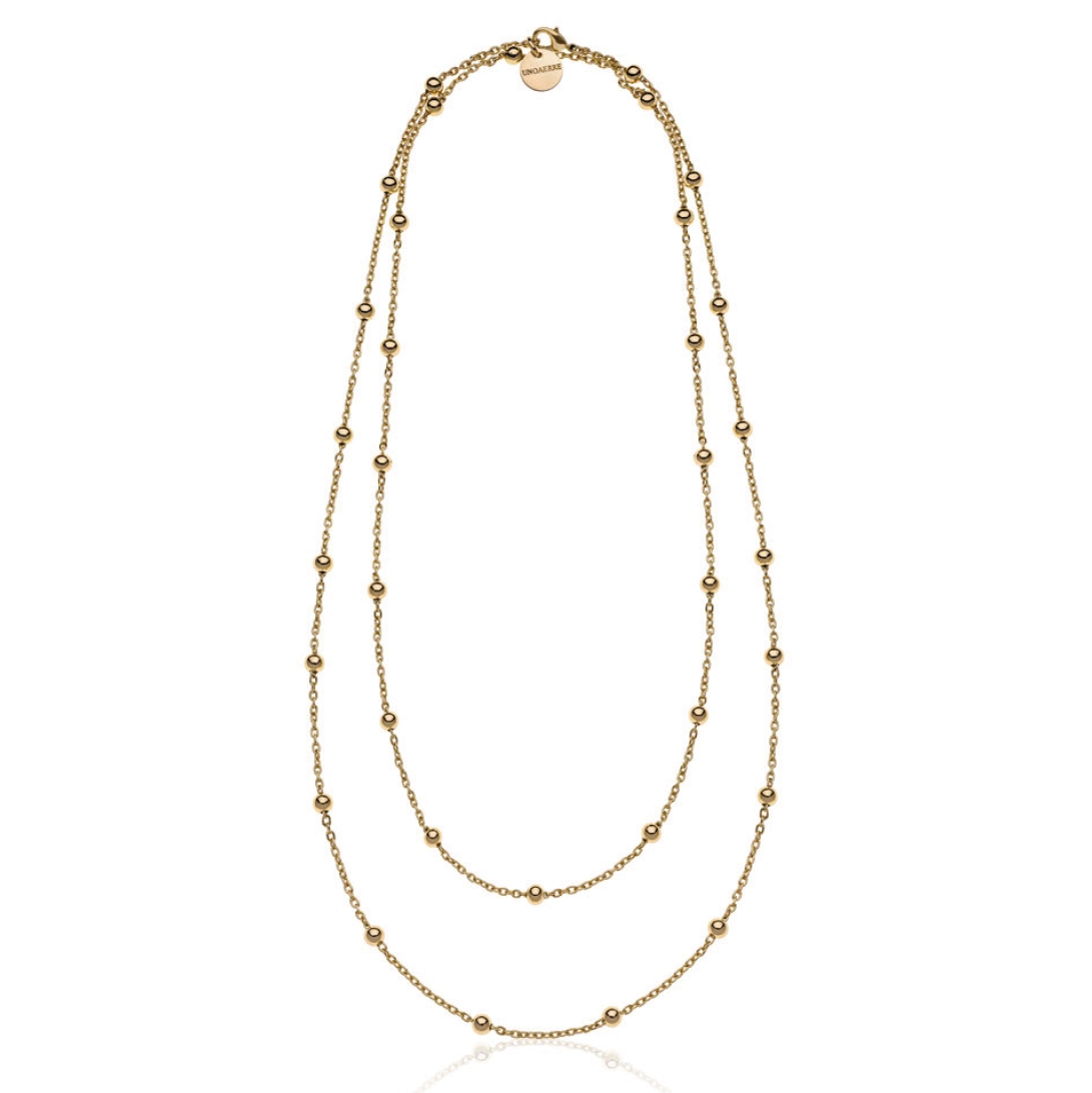 UNOAERRE - Collana in Bronzo Gialla