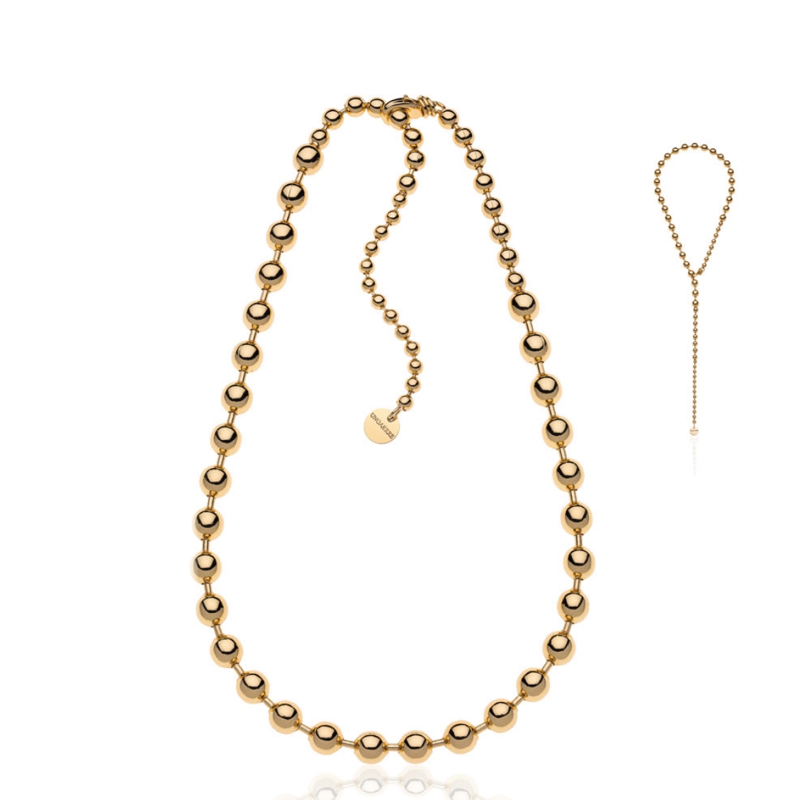 UNOAERRE - Collana in Bronzo Gialla