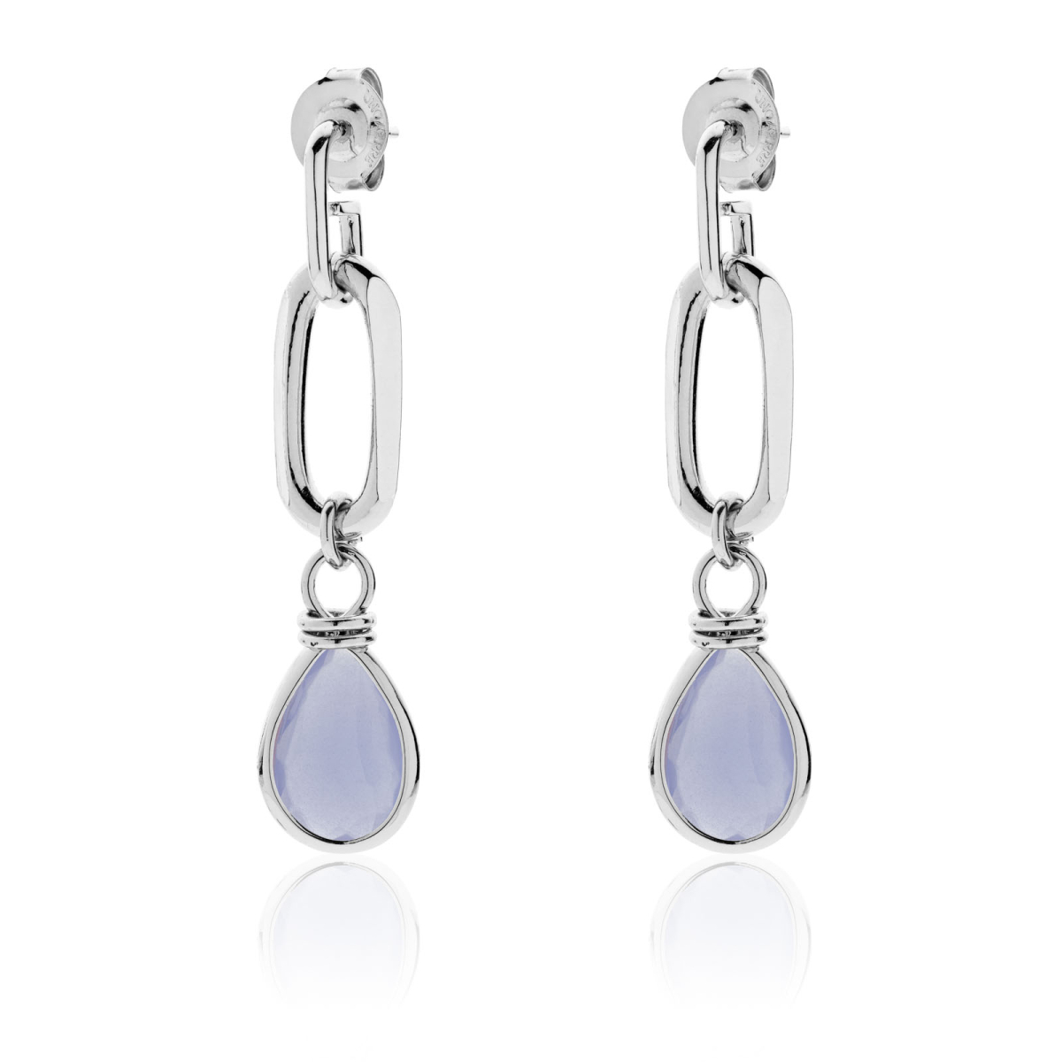 UNOAERRE - White Bronze Earrings