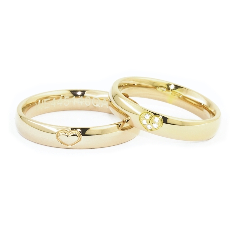 Yellow Gold Wedding Ring mod. Afrodite